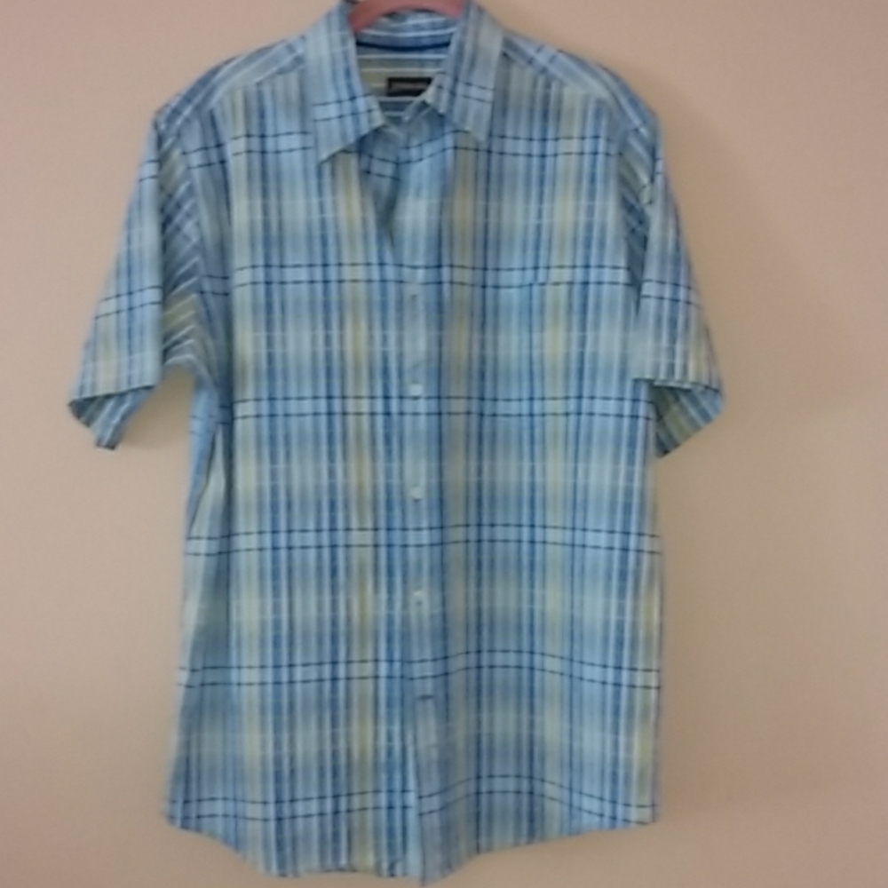 St John's Bay Short Sleeve Button Down Shirt